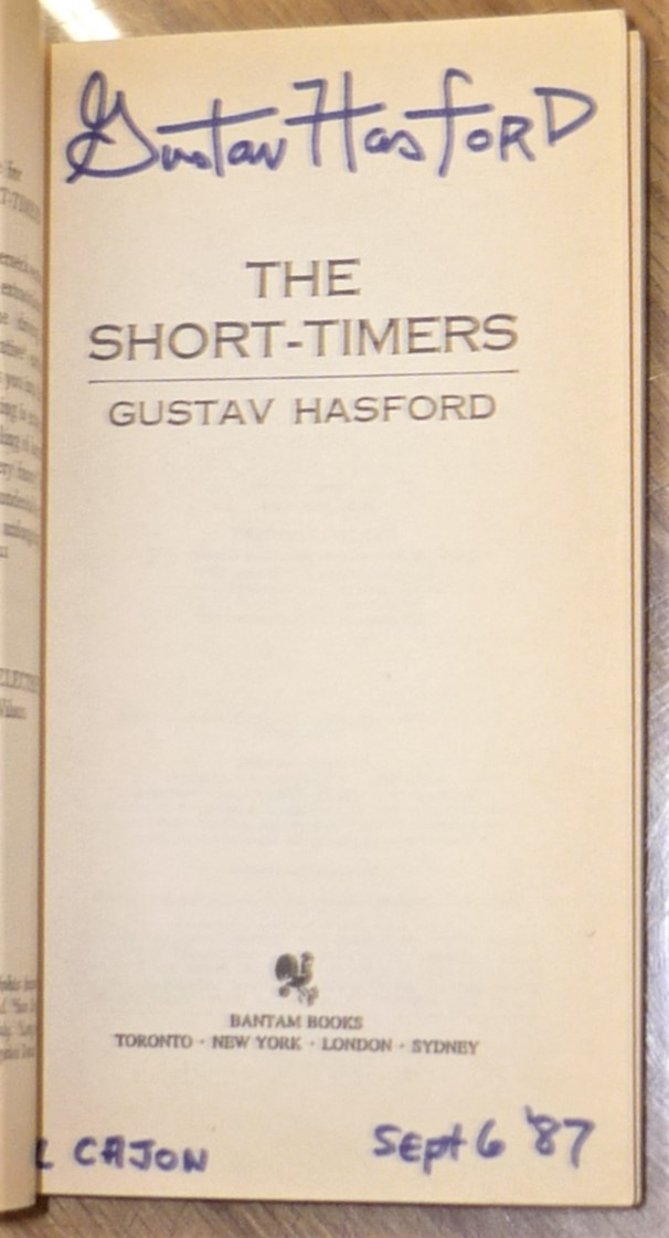 Hasford, Gustav The ShortTimers The Iliad