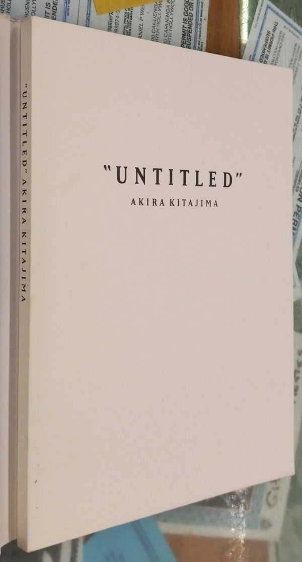Untitled Akira Kitajima binding spine and front board