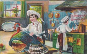 Vintage Thanksgiving postcard