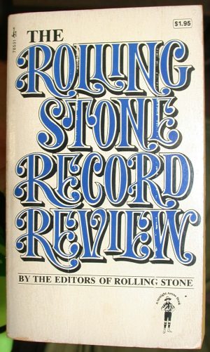 The Rolling Stone Record Review front cover