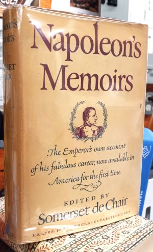 Napoleon's Memoirs jacket front and spine
