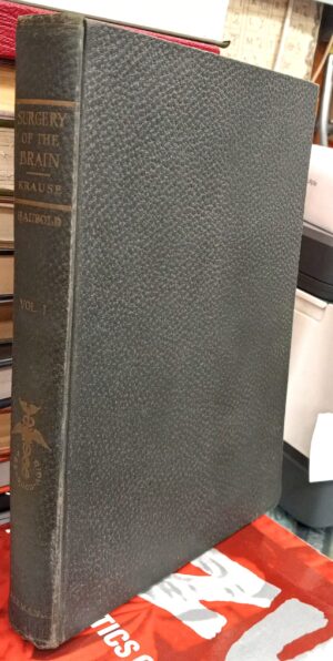 Surgery of the Brain binding spine and front board