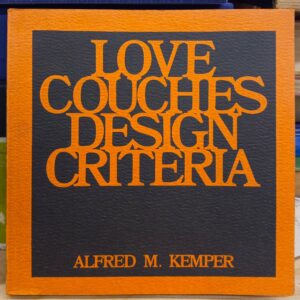 Love Couches Design Criteria front cover