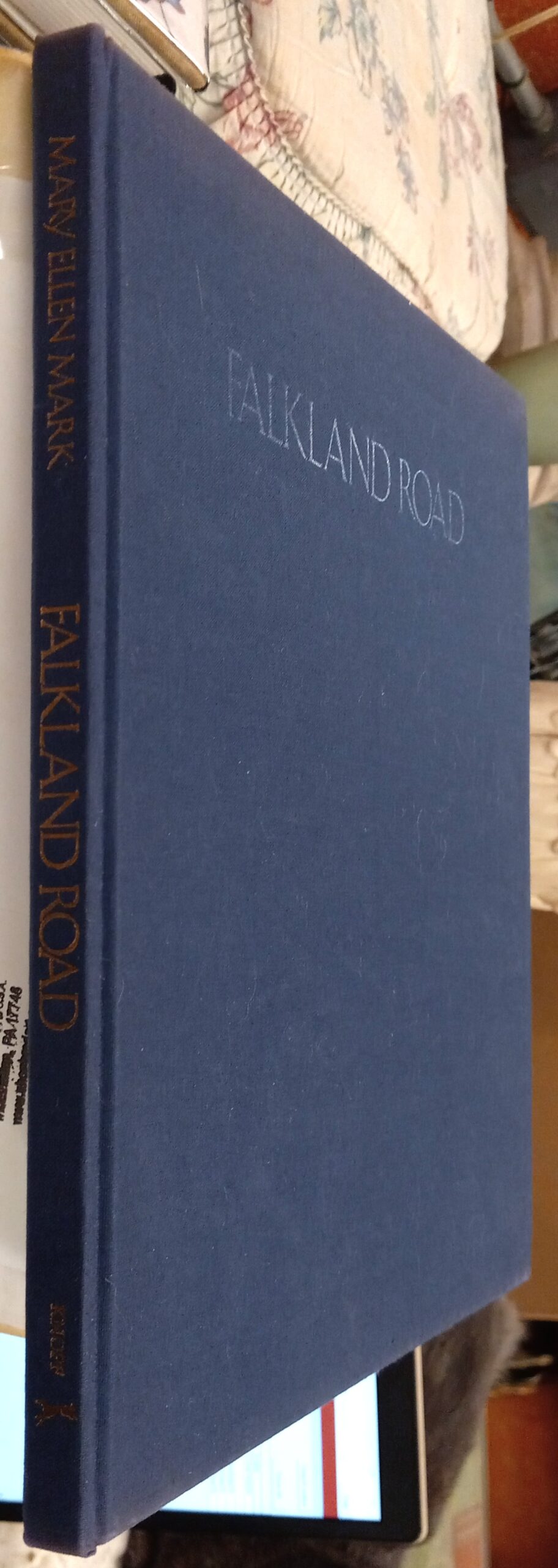 Falkland Road binding spine and front board